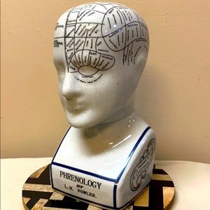 Vtg Phrenology Head
